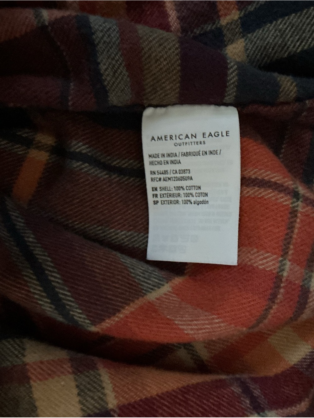 Plaid Button-Up Shirt - Picture 9 of 9